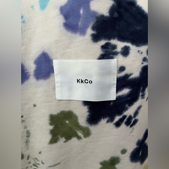 KKCO Pierced Crewneck Sweatshirt In NXN Tie-Dye Size Small New - Picture 5 of 8